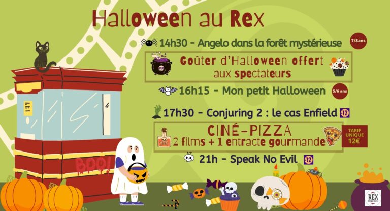 Lire la suite à propos de l’article [Le Rex fête Halloween !] JEUDI 31 OCTOBRE