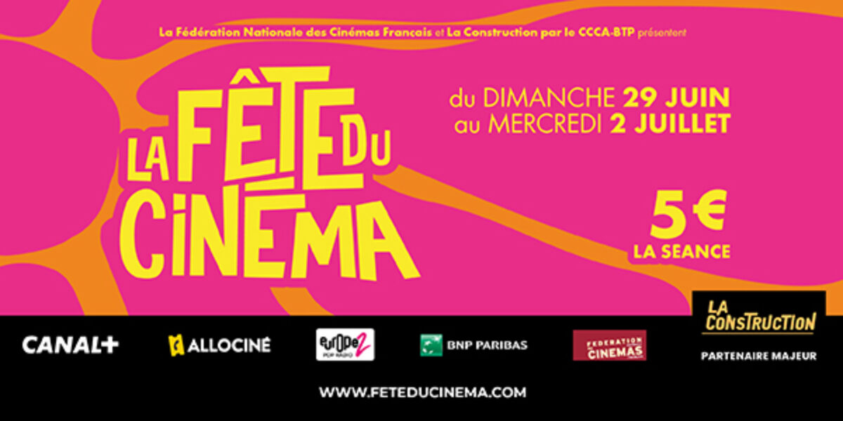 Fête du Cinéma du 29 juin au 2 juillet ! 5€ pour toutes et tous (sauf séances spéciales)