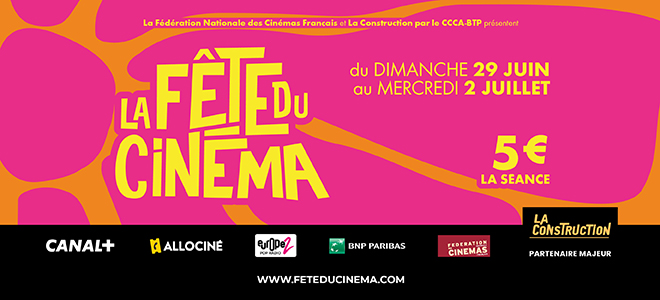 You are currently viewing Fête du Cinéma du 29 juin au 2 juillet ! 5€ pour toutes et tous (sauf séances spéciales)