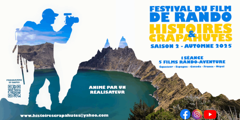 Lire la suite à propos de l’article Festival du Film de Rando – VENDREDI 21 NOVEMBRE – 20H30 – soirée animée par un réalisateur – 6,20€