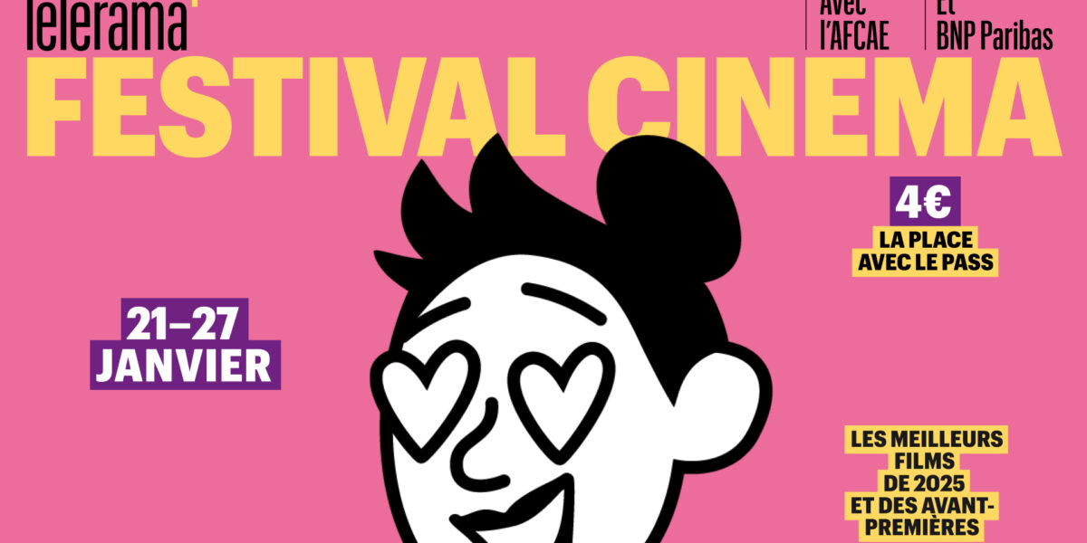 Festival Télérama – DU 21 AU 27 JANVIER – 8 films dont 1 avant-première ! – Tarif unique : 4€ sur présentation du pass Télérama