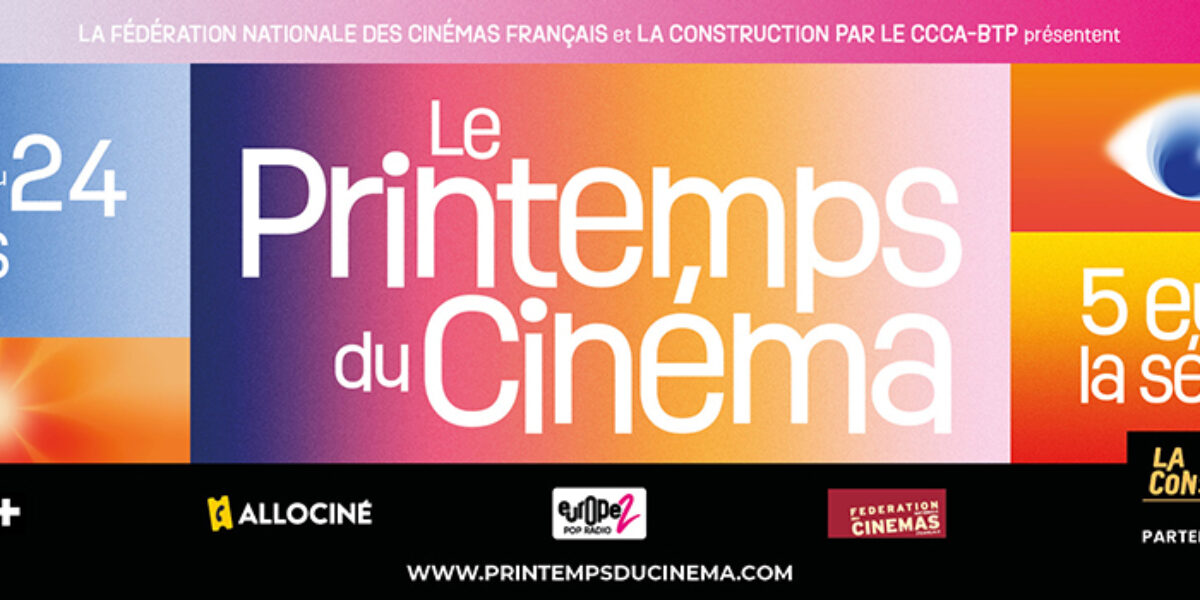 Le printemps du cinéma – DU DIMANCHE 22 AU MARDI 24 MARS – Tarif unique 5€ la séance (4,70€ pour les – de 14 ans et RSA)