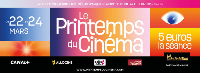 Lire la suite à propos de l’article Le printemps du cinéma – DU DIMANCHE 22 AU MARDI 24 MARS – Tarif unique 5€ la séance (4,70€ pour les – de 14 ans et RSA)